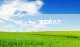 Bear Hug：带血的资本