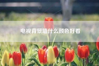 电视背景墙什么颜色好看