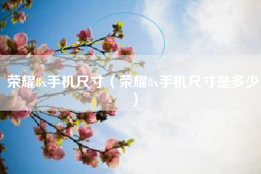 荣耀8x手机尺寸（荣耀8x手机尺寸是多少）
