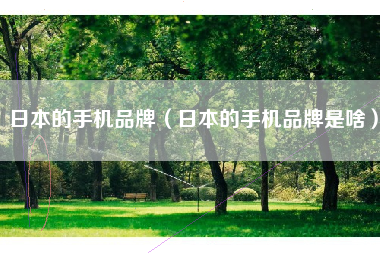 日本的手机品牌（日本的手机品牌是啥）